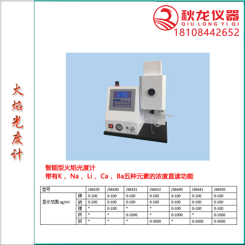 智能型火焰光度计